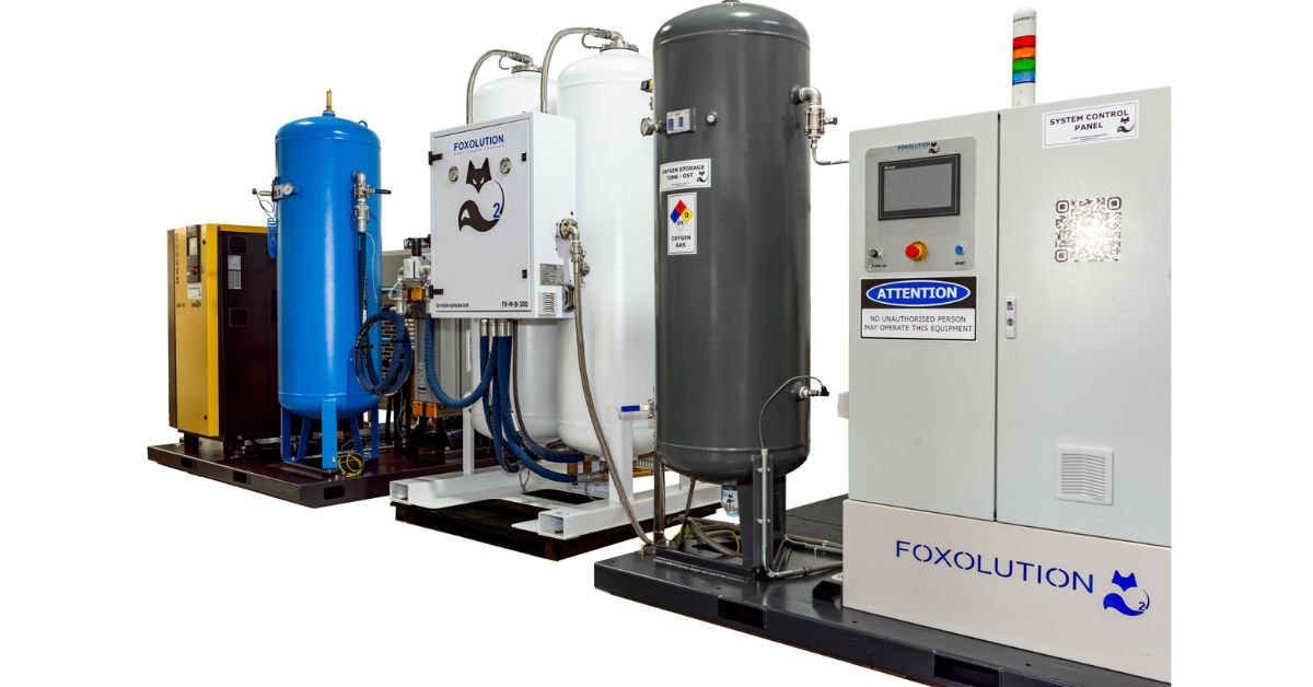 Layout of a medical oxygen generator