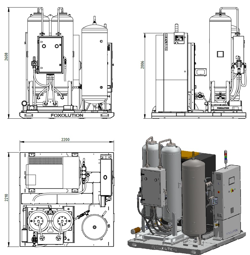 Oxygen System Diagram